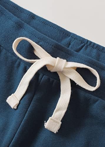 מכנסי טרנינג כותנה קטנים לנשים עם כיסים