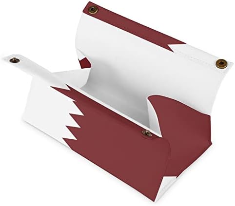 דגל קטאר קופסת רקמות כיסוי מארגן נייר פנים מחזיק מחזיק מפיות DISPINSER שולחן עבודה דקורטיבי למסעדה ביתית דוכני