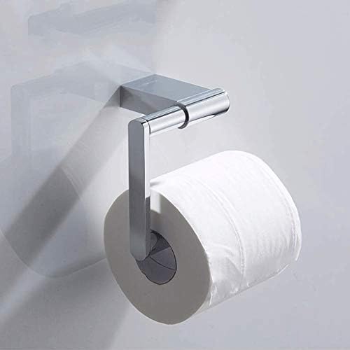 XJJZS נייר טואלט מחזיק נייר פלדה ללא פלדה מגבת מגבת מחזיק חדר אמבטיה תליון מחזיק נייר טואלט מחזיק נייר חדר אמבטיה כרום