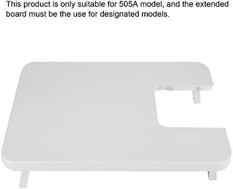 טבלת הרחבת מכונת תפירה לדגם 505A, לוח הרחבה מפלסטיק מתקפל שולחן הרחבה מיני סיומת שולחן עבודה שולחן תפירה לוח תפירה