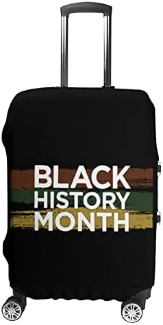 שחור ההיסטוריה חודש מצחיק נסיעות לשמירת כיסוי אלסטי נגד שריטות מזוודה רחיץ מטען מגן