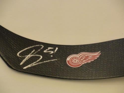 פרנס נילסן חתום הוקי מקל דטרויט כנפיים אדומות חתימה - מקלות NHL עם חתימה