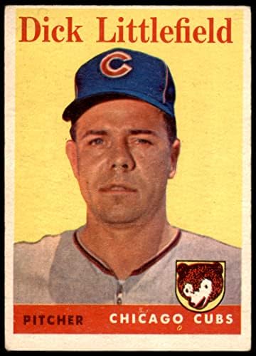 1958 Topps 241 Dick Littlefield Chicago Cubs Cubs