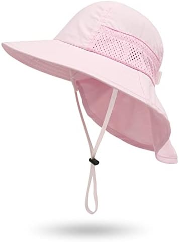 מוריובו פעוט ילדים ילדים בנות בנים כובע שמש קיץ upf 50+ כובעי הגנה רחבים צוואר צוואר צוואר חוף חוף משחק כובעים