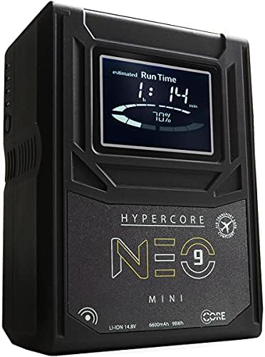 Core SWX 4X Hypercore Neo 9 Mini 14.8V 98Wh Gold Mount Li-ion סוללות, Thundle Fleet-Q4a מטען