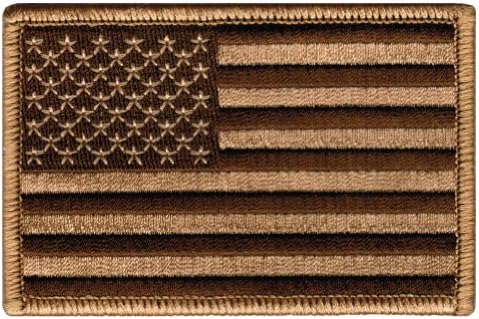 דגל אמריקאי רקום טלאי ירוק ארצות הברית צבא טקטי מאופק