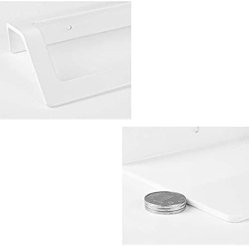 מדפי אחסון FVRTFT מארגן מקלחת רכוב קיר ללא קידוח מדף אמבטיה עם מתלה מגבת אלומיניום שטח דבק עצמי לשירותים ושירותים
