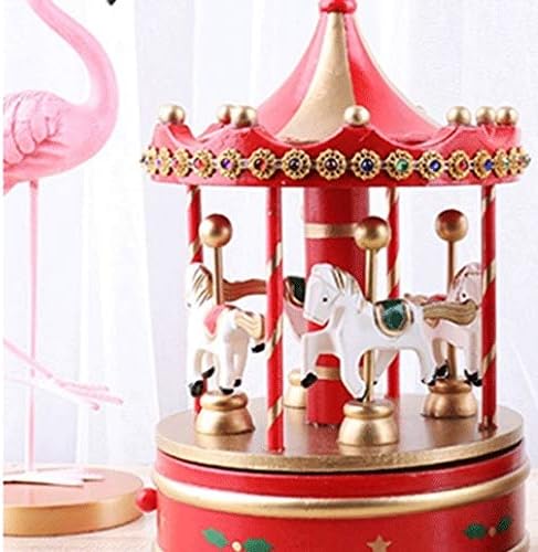 HGVVNM שמח-גו-סיבוב סנטה קלאוס קופסת מוסיקה צעצוע של קופסת בית קופסת בית לחג המולד מתנת יום הולדת למוזיקה