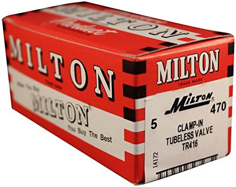 MILTON 470 TR 416 מהדק בשסתום צמיג ללא צינורות - קופסה של 5