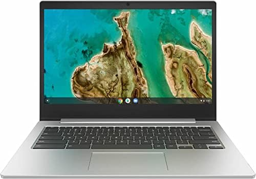 Lenovo Chromebook IdeaPad 3 מחשב נייד עסקי ב- Silver Intel Celeron עד 2.8GHz 4GB DDD4 RAM 32GB EMMC 14in HD LCD