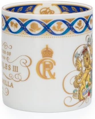 אוסף המלכותי הרשמי המלך צ'ארלס השלישי הכתרת קפה ספל קפה לפני הזמנה