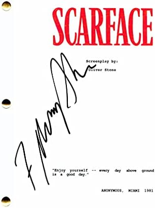 F Murray Abraham חתום על חתימה חתימה Scarface תסריט סרט מלא - משותף לכוכב: אל פאצ'ינו, מישל פייפר - אמדאוס, מציאת פורסטר,