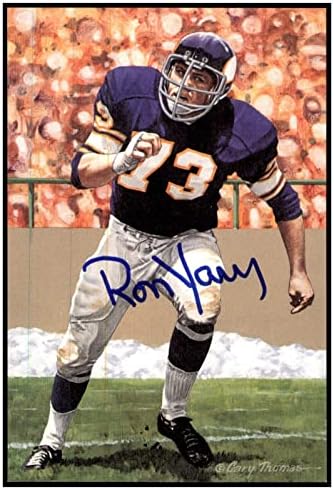 רון יארי חתום על שער שער כרטיס אמנות גלאק חתימה ויקינגים PSA/DNA AL85468 - כרטיסי כדורגל עם חתימה על NFL