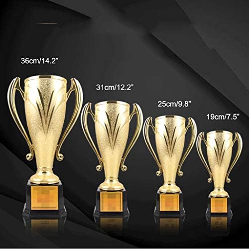 גבי יגו גביע פרסים בהתאמה אישית לאוספים, טורנירים, תחרויות חגיגות מסיבות טקס פרסים שולחן מתנה דקור -14 זהב