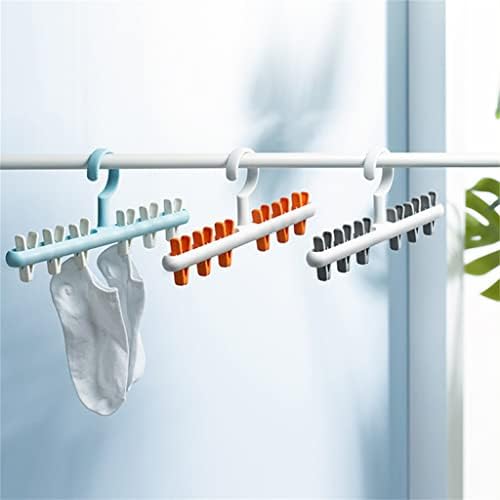 SAWQF כביסה גרביים תחתונים תחתונים אטומים לרוח קול קליפ קולני קולב קולב בית קולב אחסון ארון קולב (צבע: כתום, גודל