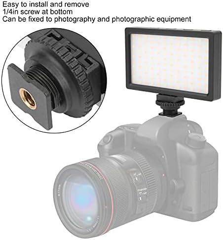 Vlog מילוי אור, שחור 6.6 וולט צילום קל משקל מילוי אור בכבל USB למצלמת חצובה