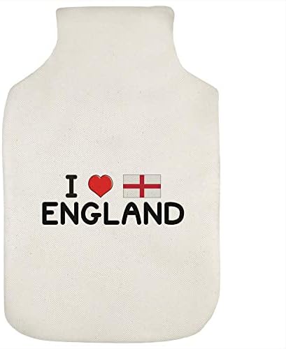 כיסוי בקבוק מים חמים 'אני אוהב אנגליה'