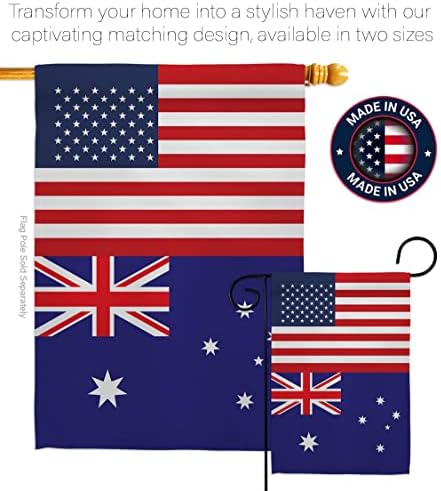 גביע העולם אוסטרליה ארהב דגל ידידות באנר דגל קיר אמנות דגל עמודי דגל לבית חיצוני עומדים קישוטים חיצוניים שלטי חצר