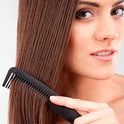 מסרק שיניים רחב של 2 PCS מוגדר לשיער מתולתל - מסרקי סטיילינג מושלמים לנשים וגברים, מסרק פאות אידיאלי ומסרק ספר לשיער רטוב