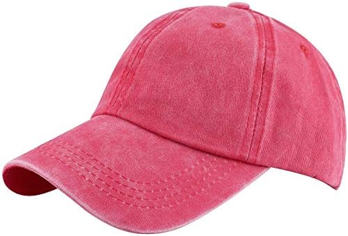 Glamorstar Classic Unisex כובע בייסבול מתכוונן כובע כדור כותנה שטוף