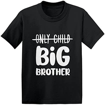הכרזה על האח הגדול - BRO BRO תינוקת/פעוטות כותנה ג'רזי חולצה