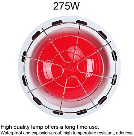 275W מנורת חום אינפרא אדום, מנורת טיפול ביופי לשריר גוף פרק כאב הקלה על טיפול יופי יופי אינפרא אדום מנורת רצפת חימום אור