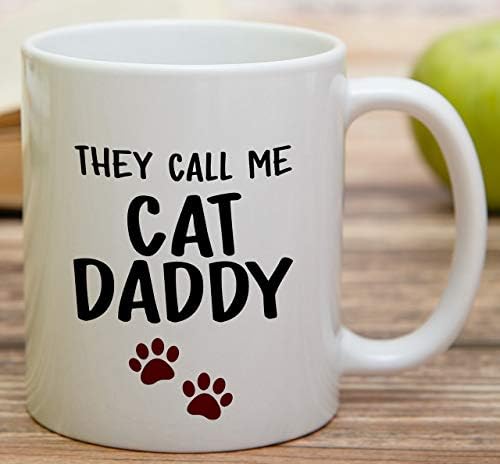 ספל מצחיק-הם קוראים לי חתול אבא חתול אוהבי 11 עוז קרמיקה ספלי קפה - מצחיק, סרקסטי, מוטיבציה, השראה מתנות