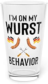 בירה כוס ליטר 16 עוז הומוריסטי אני שלי וורסט התנהגות גרמנית הוגן חובב חידוש גרמניה עונה 16 עוז