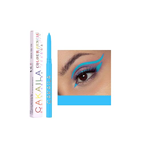 עפרונות עיניים לנשים-עמיד למים כתם לטווח ארוך-גליטר צבעוני נוזל אוניית עיפרון, ליצור מקצועי עין איפור לנשים