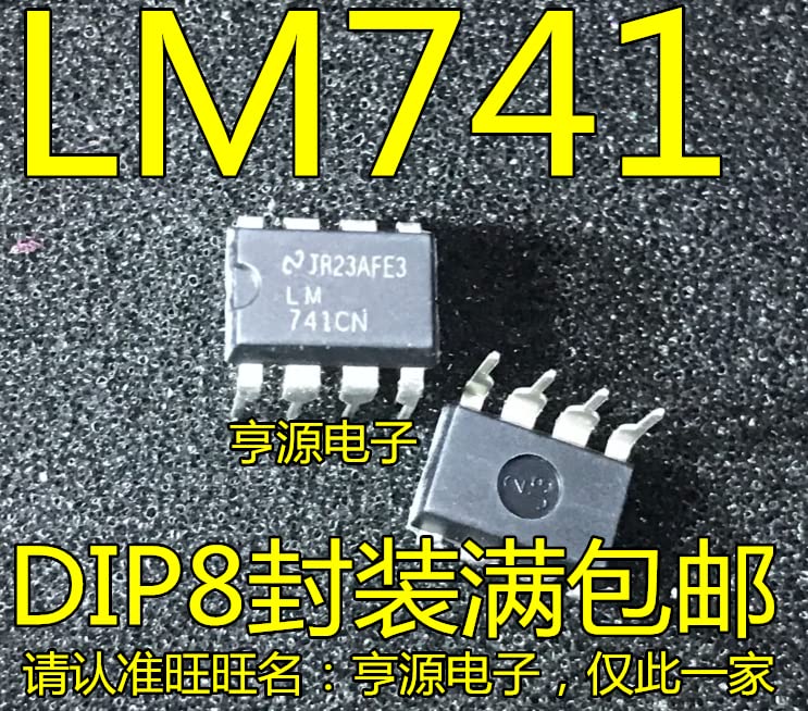 10 יחידות LM741CN LM741 DIP-8