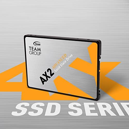 קבוצת צוות AX2 512GB 3D NAND TLC 2.5 אינץ 'SATA III SSD קרא 530MB/S T253A3512G0C101 צרור עם SODIMM ELITE DDR3