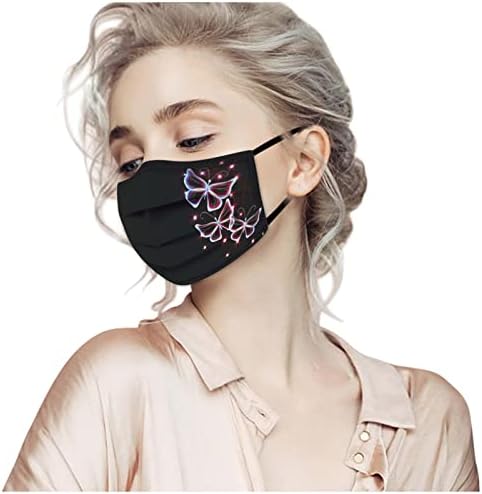 50 מחשב למבוגרים חד פעמי פנים מסכת פרפר הדפסת מסכות פנים כיסוי לנשימה נוח מסכת עבור גברים נשים חיצוני