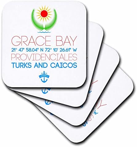 3drose - עיצוב אלכסיס - חופי העולם - גרייס מפרץ, פרוביננסיאלס, טורקים ואיי קיקוס. מתנת נסיעות - תחתונים