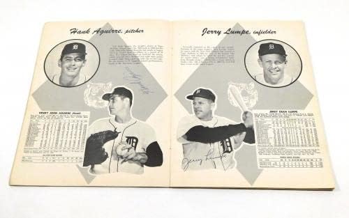 1964 קבוצת דטרויט טייגרס חתמה על תוכנית בייסבול 8 ג ' יי - אס-איי אוטוס-מגזינים עם חתימות של ליגת הבייסבול
