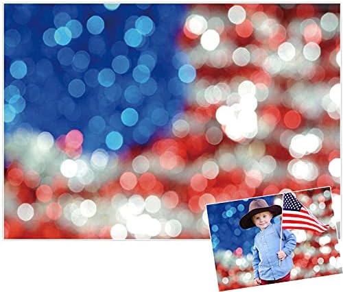 7 * 5 רגל יום עצמאות תפאורות צילום בוקה גליטר אמריקאי ארהב דגל 4 ביולי פטריוטי ותיקי זיכרון לאומי רקע מסיבת קישוט באנר תא