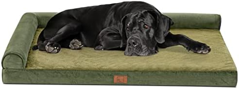 מיטת כלבים שופעת XXL עצלה, מיטות כלבים לכלבים גדולים במיוחד, מיטת כלבים גדולה עם כיסוי רחיץ נשלף, מיטת כלבים