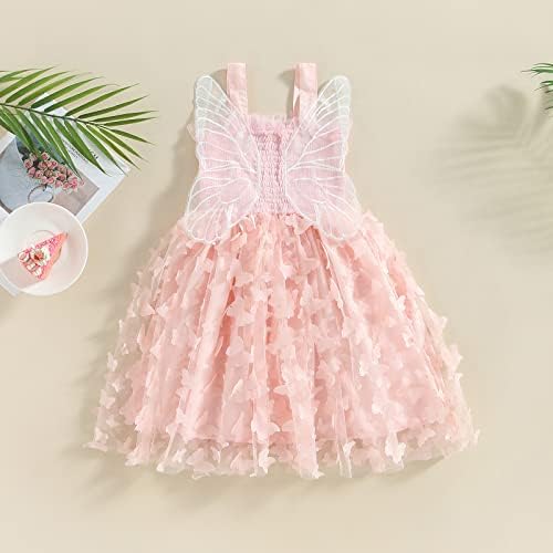 תינוקת נסיכה תינוקת שמלת שמלת פרפר טול שכבה חצאית חצאית תינוקות פעוטה ילדה חתונה מסיבת יום הולדת שמלה