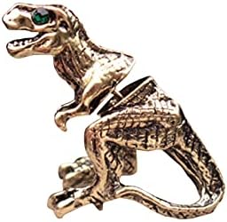 עגילים קטנים לעגילי זהב עתיקים של חור עתיק עגילי דינוזאור בעלי חיים קטנים בהתאמה אישית
