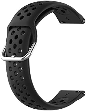רצועת החלפת סיליקון של ipartsonline תואמת את Ticwatch GTH/Ticwatch 2 Smartwatch לגברים נשים, רצועת שעון ספורט נושמת
