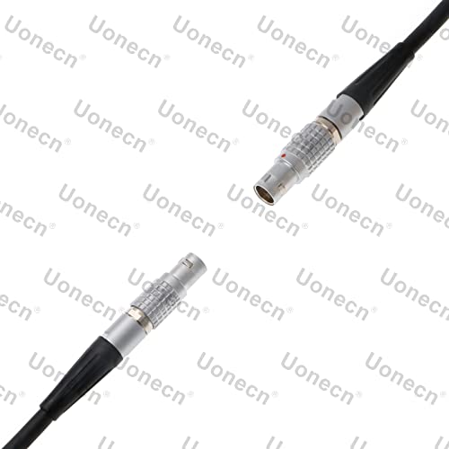 Uonecn כבל מנוע דיגיטלי ישר 7 סיכה זכר עד 7 סיכה זכר עבור מקלט דיגיטלי Fstop Bartech Wireless
