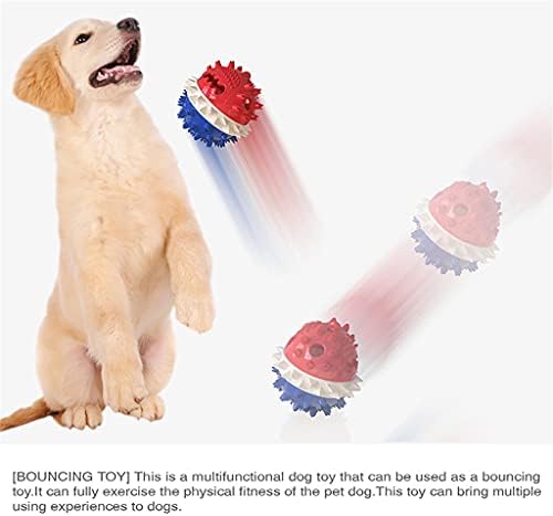 Fegoclt חזק מנתון כלב כדור כלב קופצני מזון מזיז כלב צעצועים לחיזוק