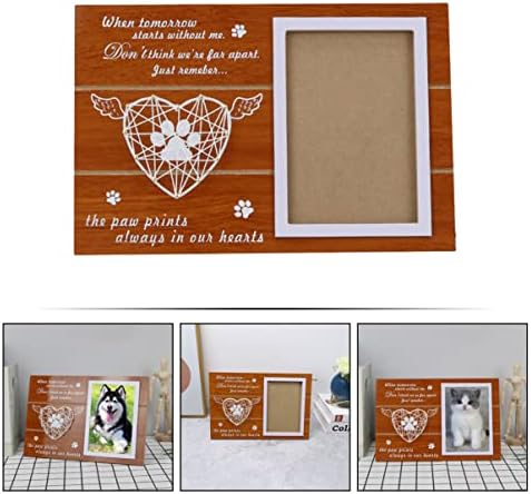 שולחן חדר שינה Veemoon מסגרות צילום מסגרות תמונה מתנות קישוט חיית מחמד של כלבים וינטג 'מחזיק תמונה שיק