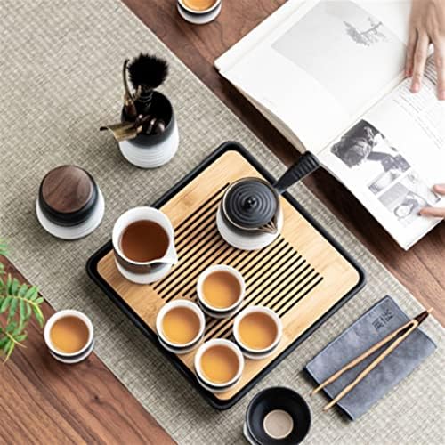 BBSJ Kung Fu Ceramic Tea Set Home סלון שלם צלחת תה שלם מבשלת קומקום סט מתנה