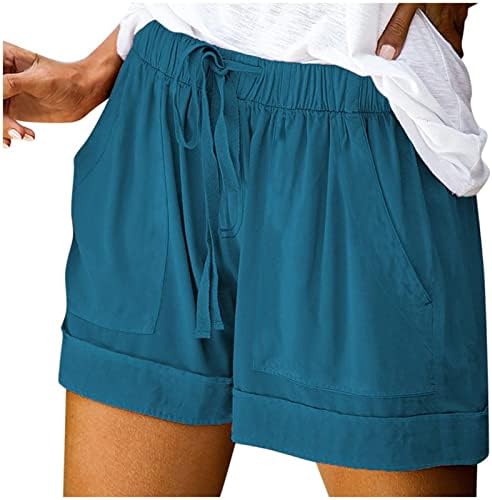 מכנסיים קצרים של ג'ובבו לנשים מכנסיים מזדמנים קיץ קלים משקל קלסטי אימון אימון קצר של מכנסיים צבעוניים צבעוניים