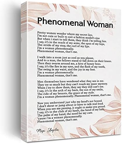 פנומנלי אישה שיר בד קיר אמנות מוטיבציה פמיניסטית ציטוט בד הדפסת יצירות אמנות חיובי בד ציור משרד בית קיר תפאורה ממוסגר מתנה