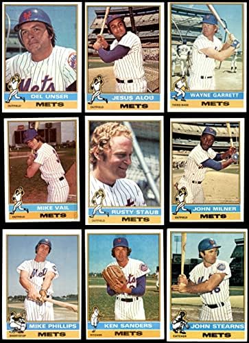 1976 Topps New York Mets ליד צוות SET NEW YORK METS VG/EX+ METS