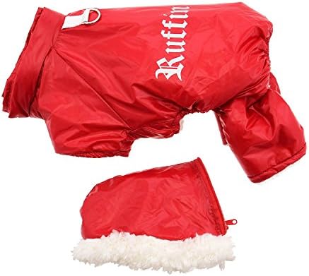 עיצוב כלבים אדום רופין IT רתמת חליפת שלג כלב