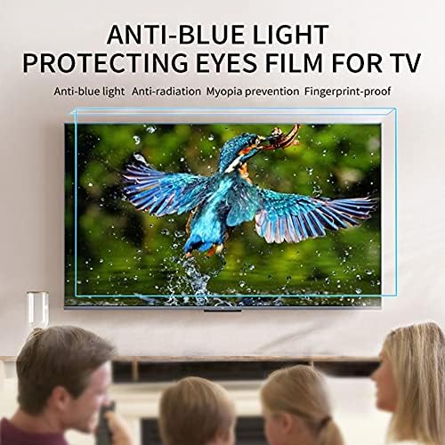 לוח מגן מסך נגד אור כחול תלוי נגד השתקפות/אנטי קרינה/מסנן מסך טלוויזיה נגד קרינה אולטרה סגולה מקל על מאמץ בעיניים, עבור