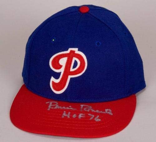 רובין רוברטס חתם על כובע בייסבול פיליז - COA PSA/DNA - כובעי חתימה