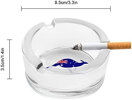 דגל קנגורו אוסטרלי סיגריות מעשנים מגש אפר מגש אפר למשרד ביתי שולחן שולחן שולחן